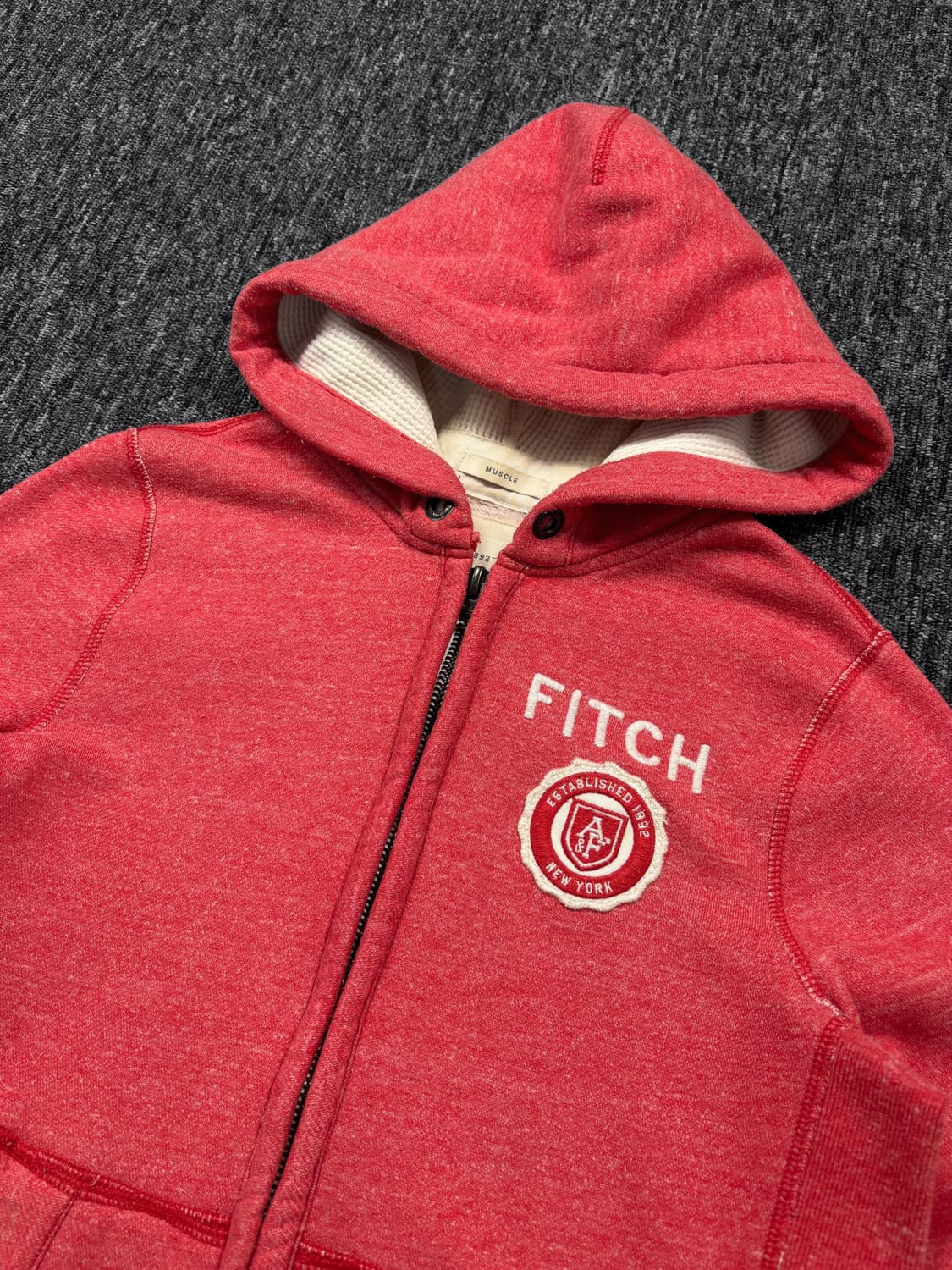 아베크롬비 레드 후드집업 상품이미지5