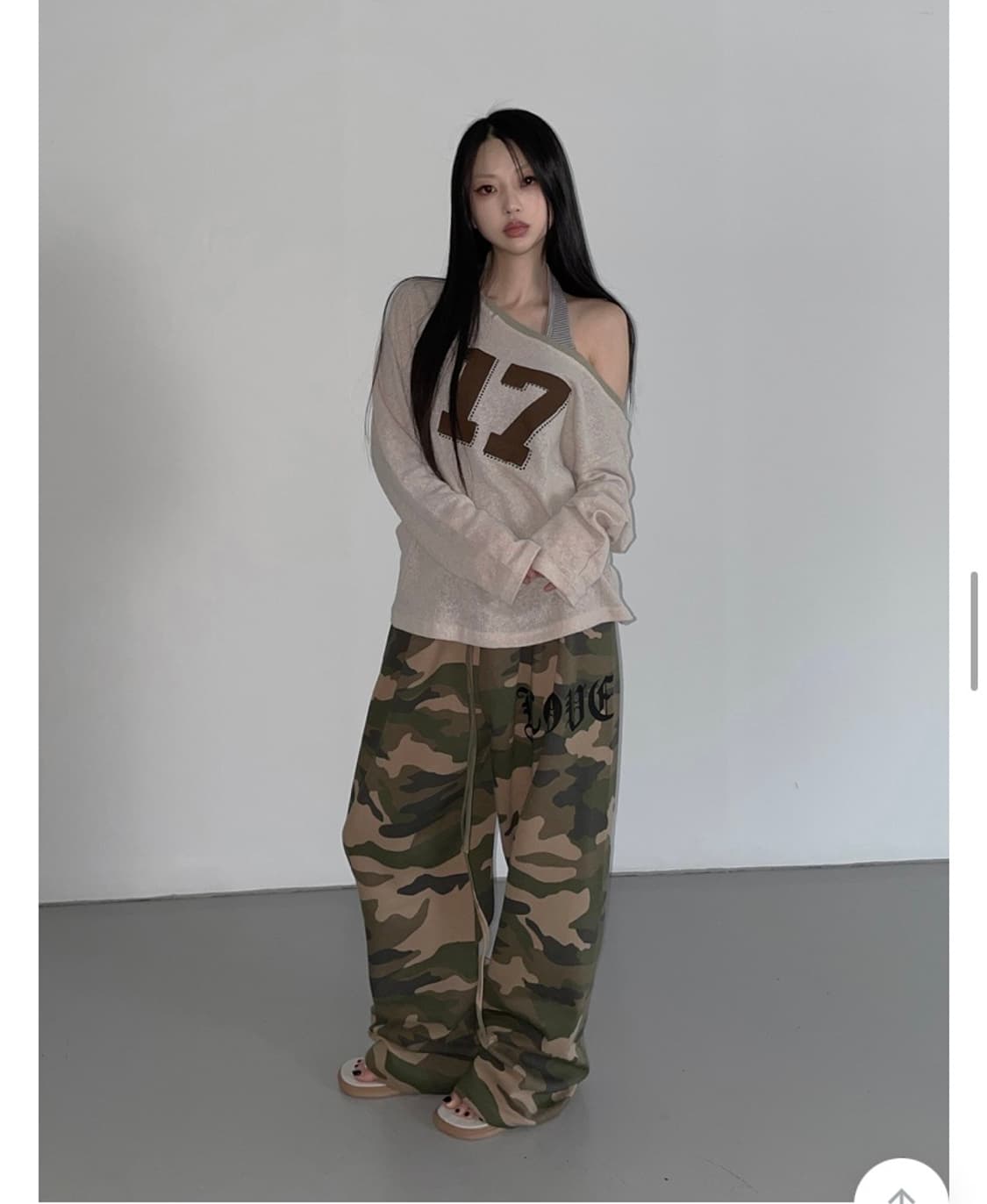 디에어타운 카모 트레이닝 팬츠 - 브라운 상품이미지1