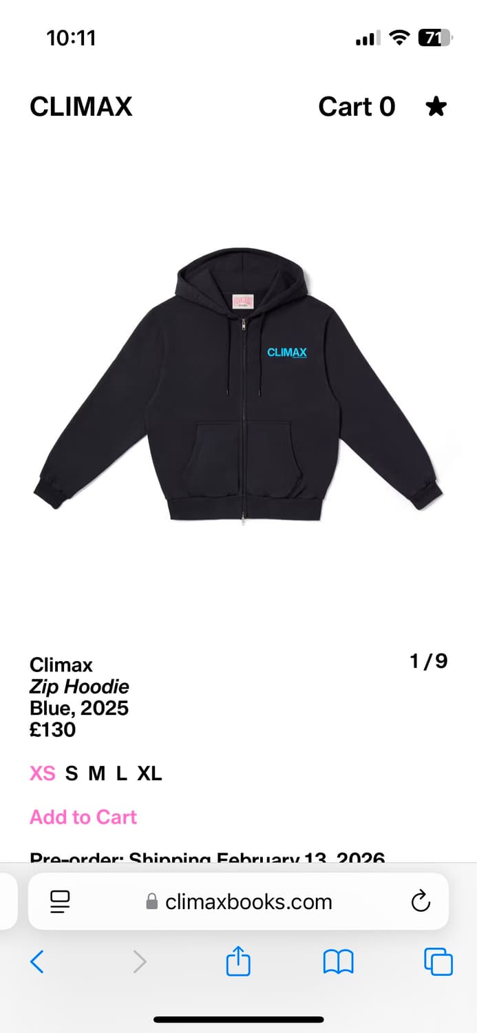 런던기반 Climax Bookstore hoodie 상품이미지4