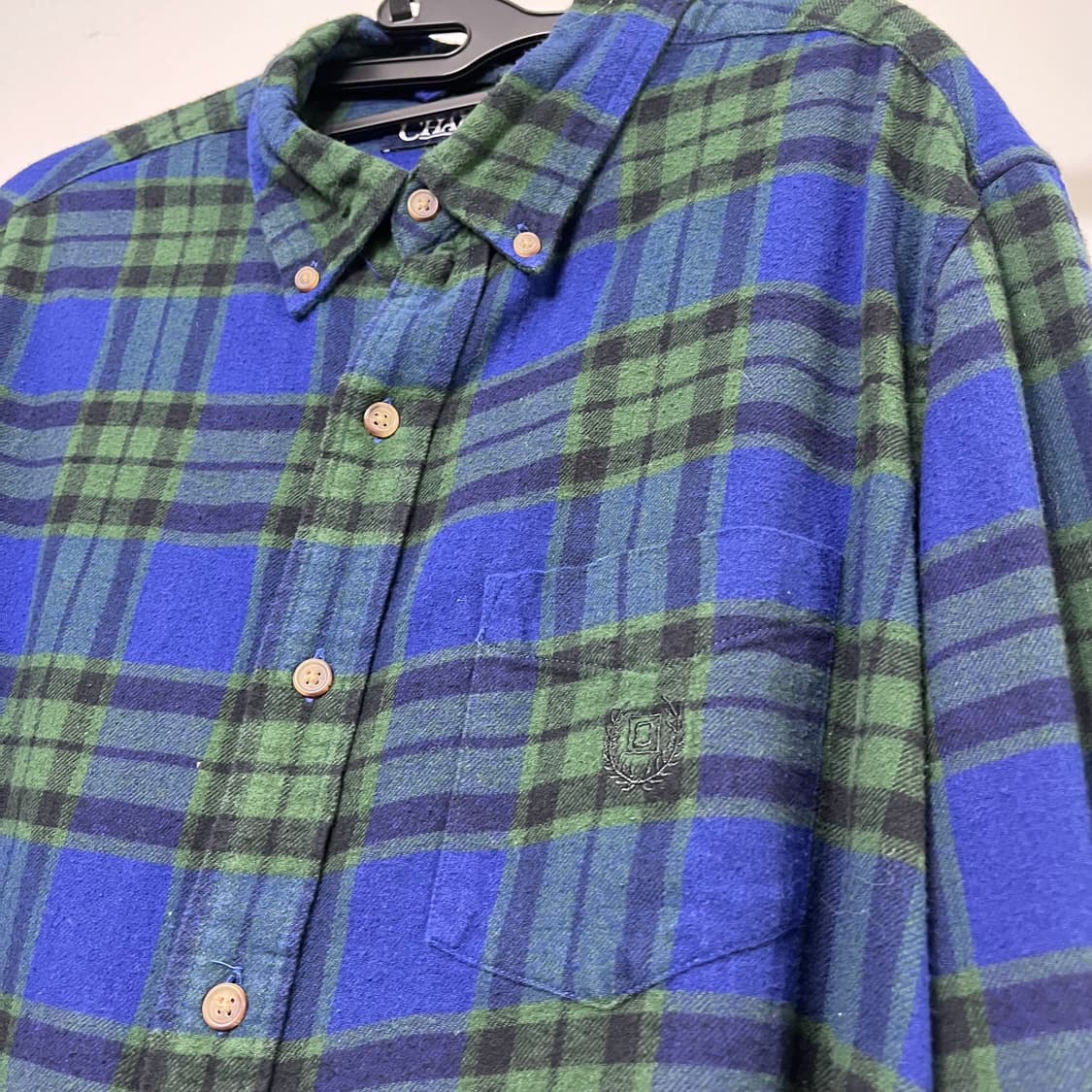 90s  CHAPS FLANNEL 플란넬 셔츠 상품이미지5