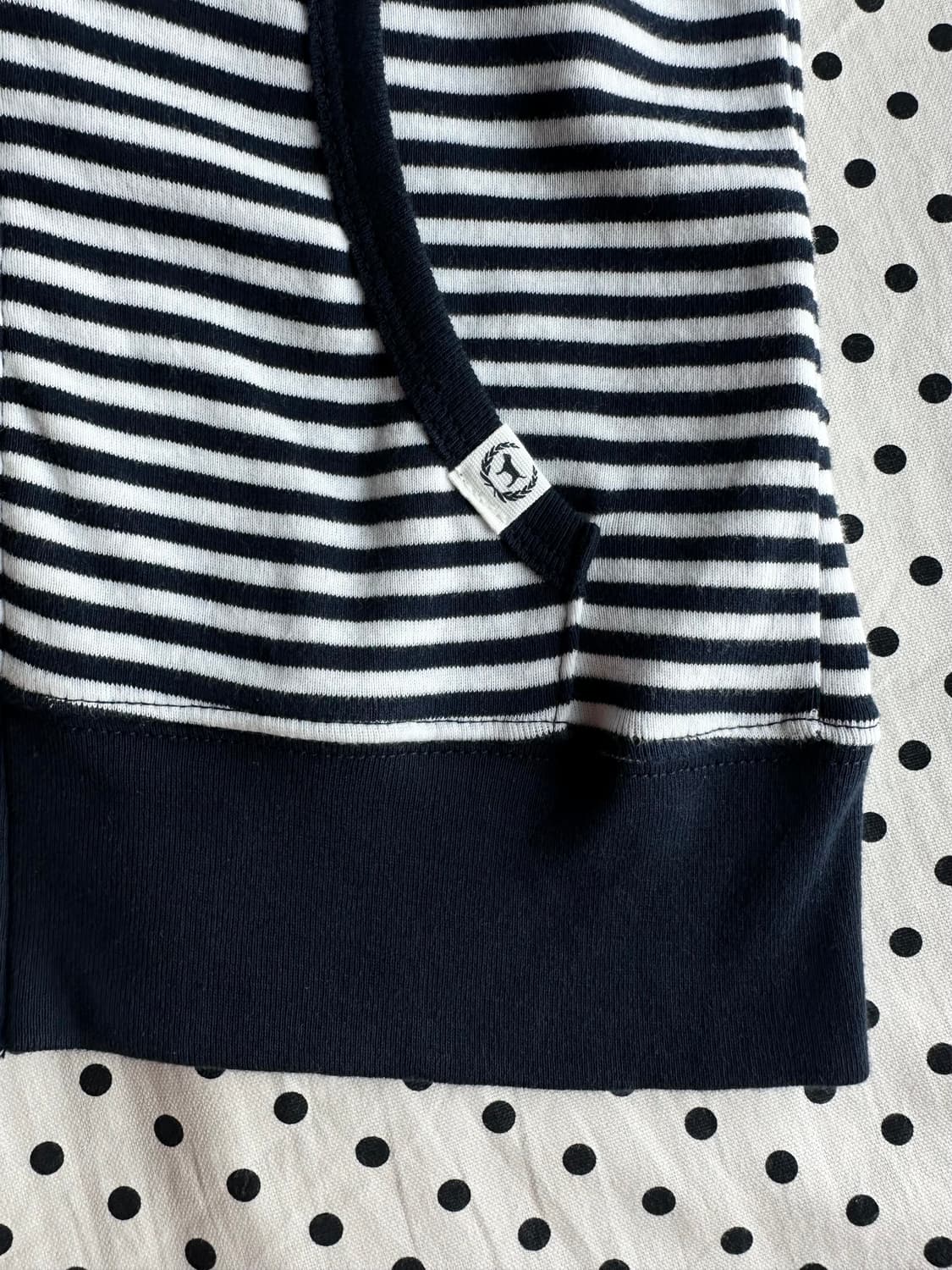 pink 스트라이프 해골 후드집업 네이비(새상품) 갸루 y2k 펑크 괴짜 상품이미지7