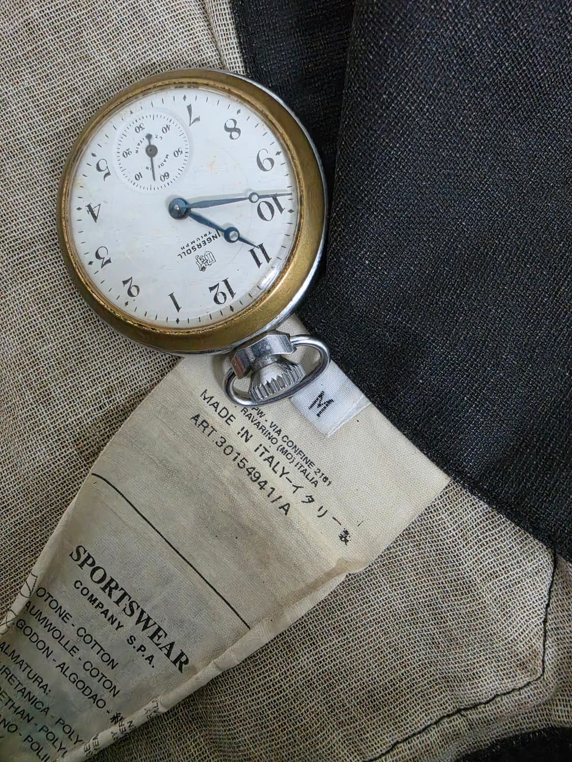 99SS 스톤 아일랜드 그린 엣지 왁스 코튼 재킷 상품이미지10