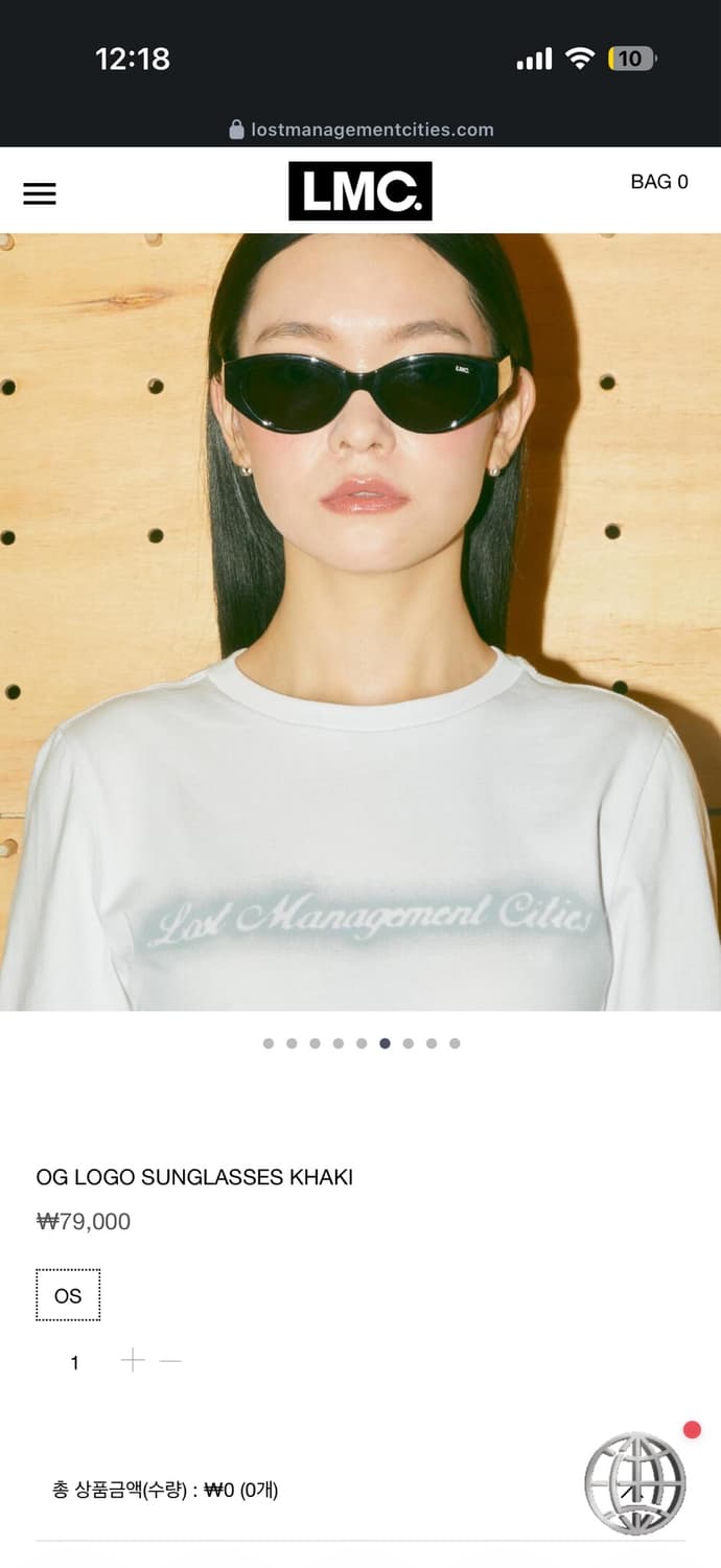 LMC OG 로고 선글라스 카키 상품이미지4
