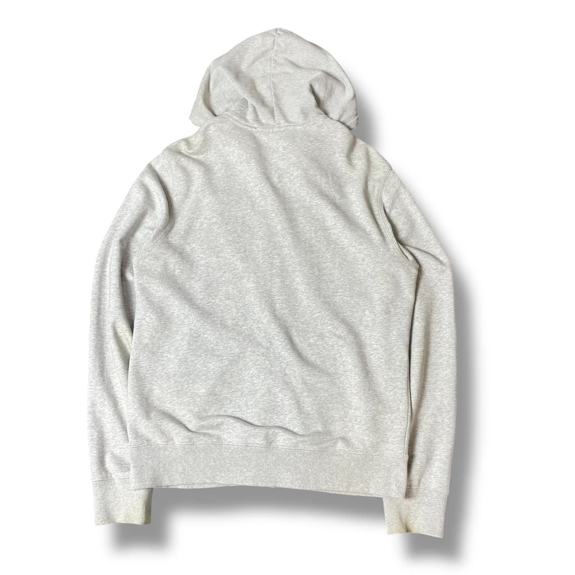 후아유 그레이 화이트 패치 후드집업 L 상품이미지2