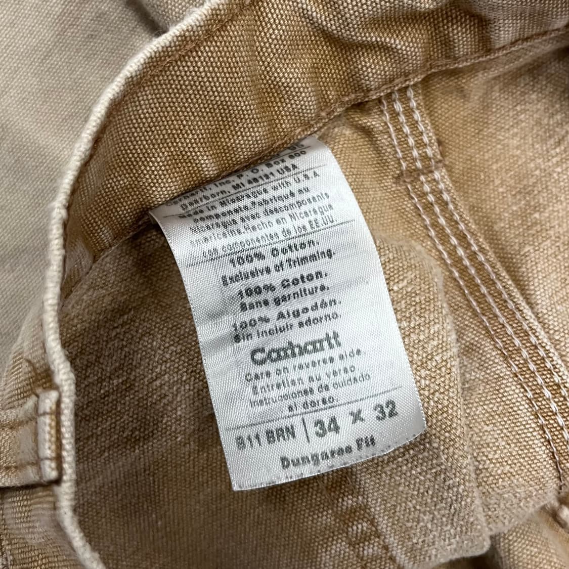 Carhartt B11 카펜터 팬츠 (33“) 상품이미지9