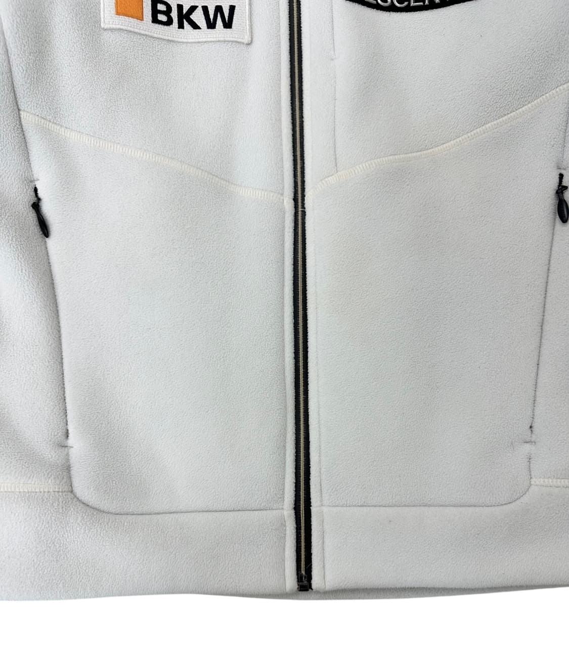 데상트 아우디 기모 후드집업 화이트 (M) 상품이미지5