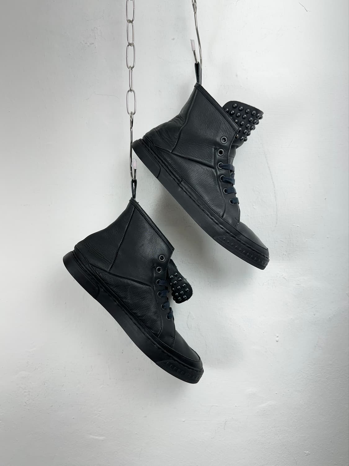 Alfredo Bannister Studded High-Top Leath 상품이미지5