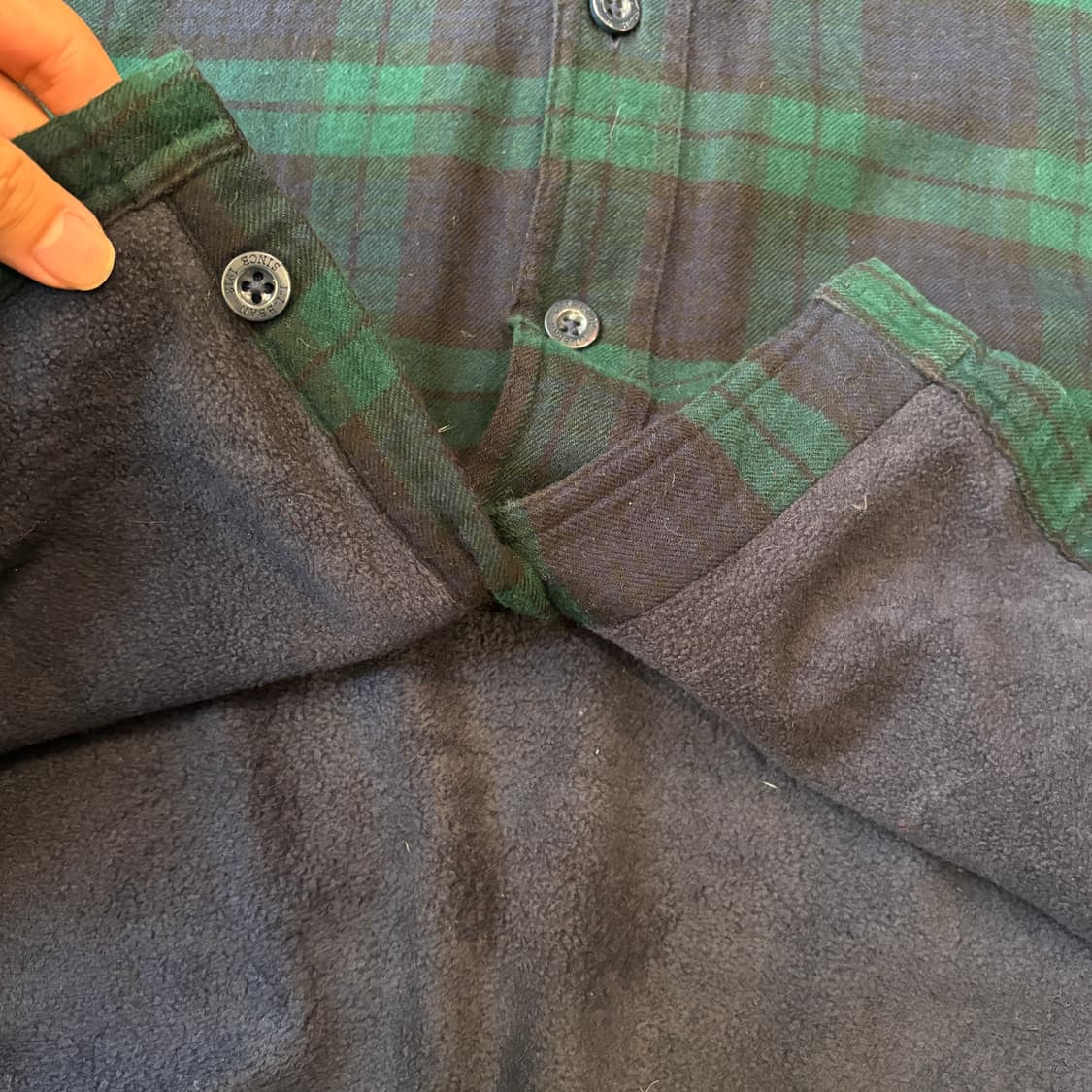 L.L.bean 정품 엘엘빈 체크 내피 셔츠 상품이미지6