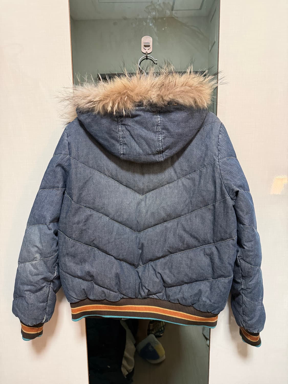 갸루st / Y2K 데님 워싱 걸스 패딩 상품이미지4