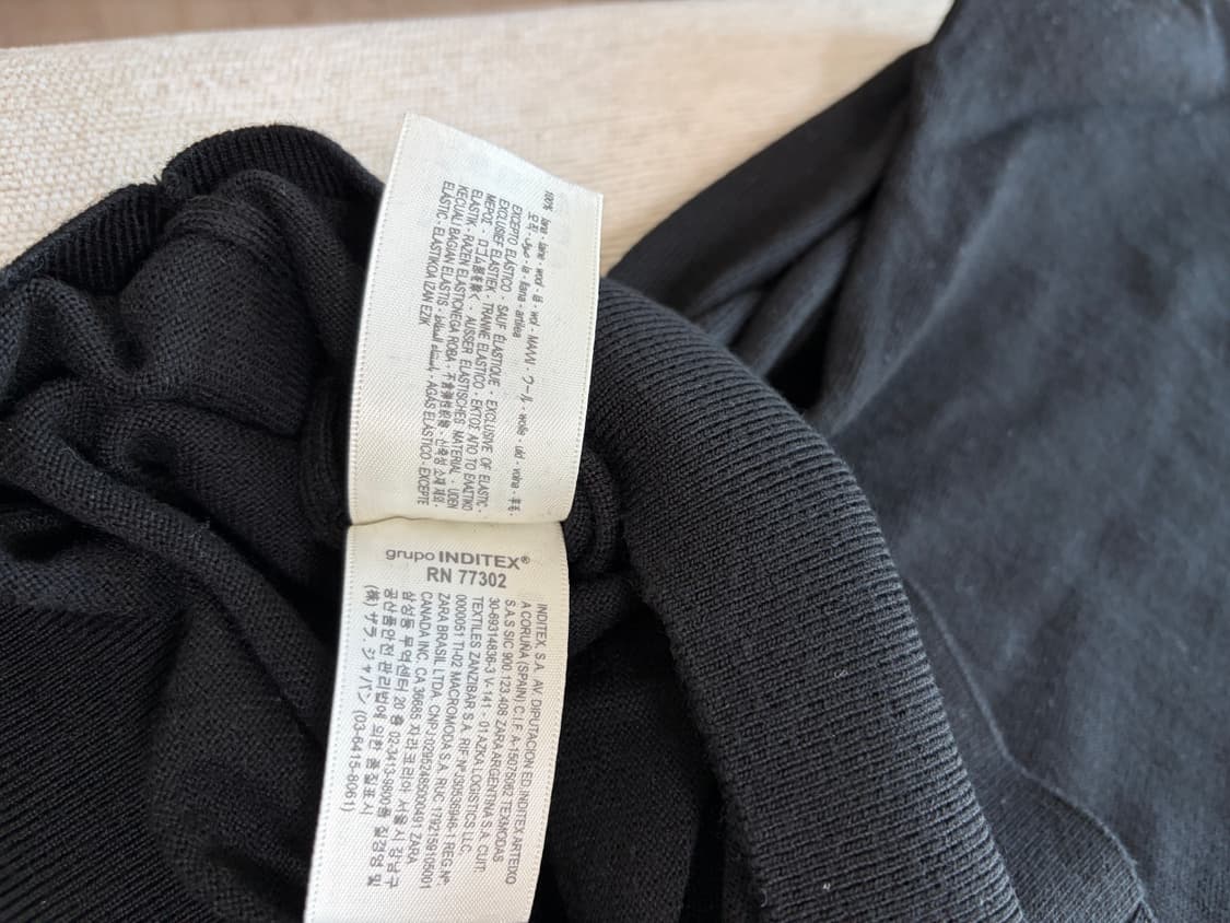 자라 오리진스 크루넥 니트 M 상품이미지4