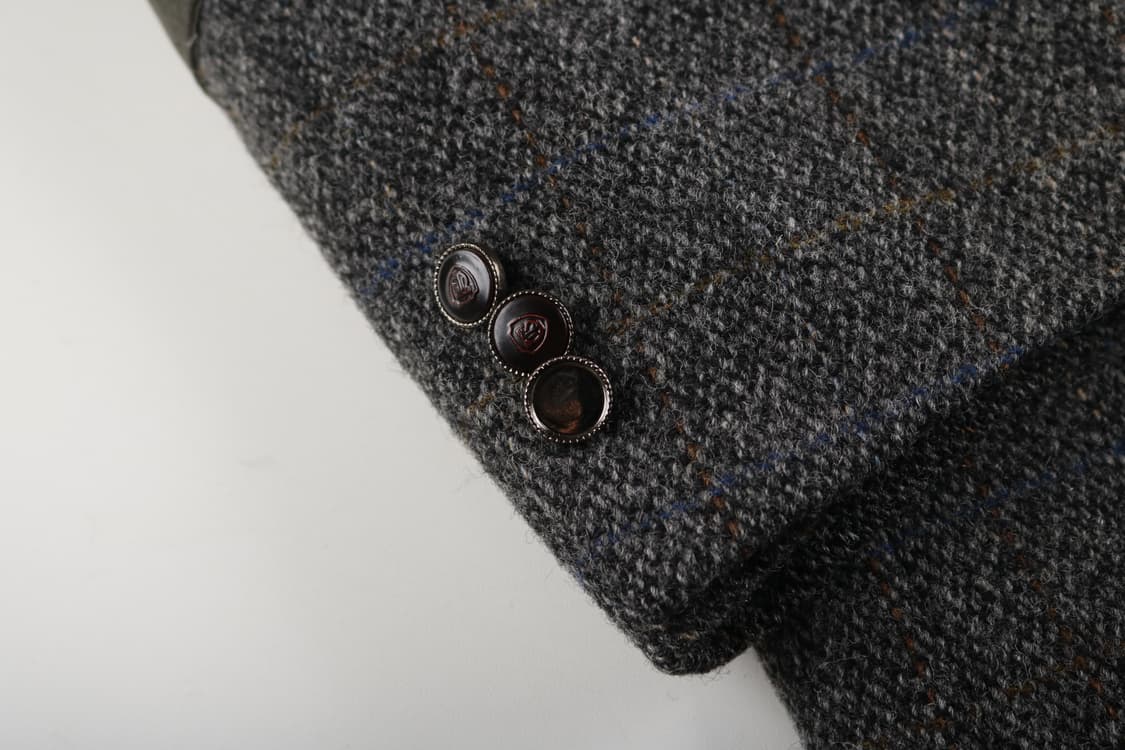 [L] 빈티지 해리스트위드 엘보우 패치 울자켓 상품이미지2