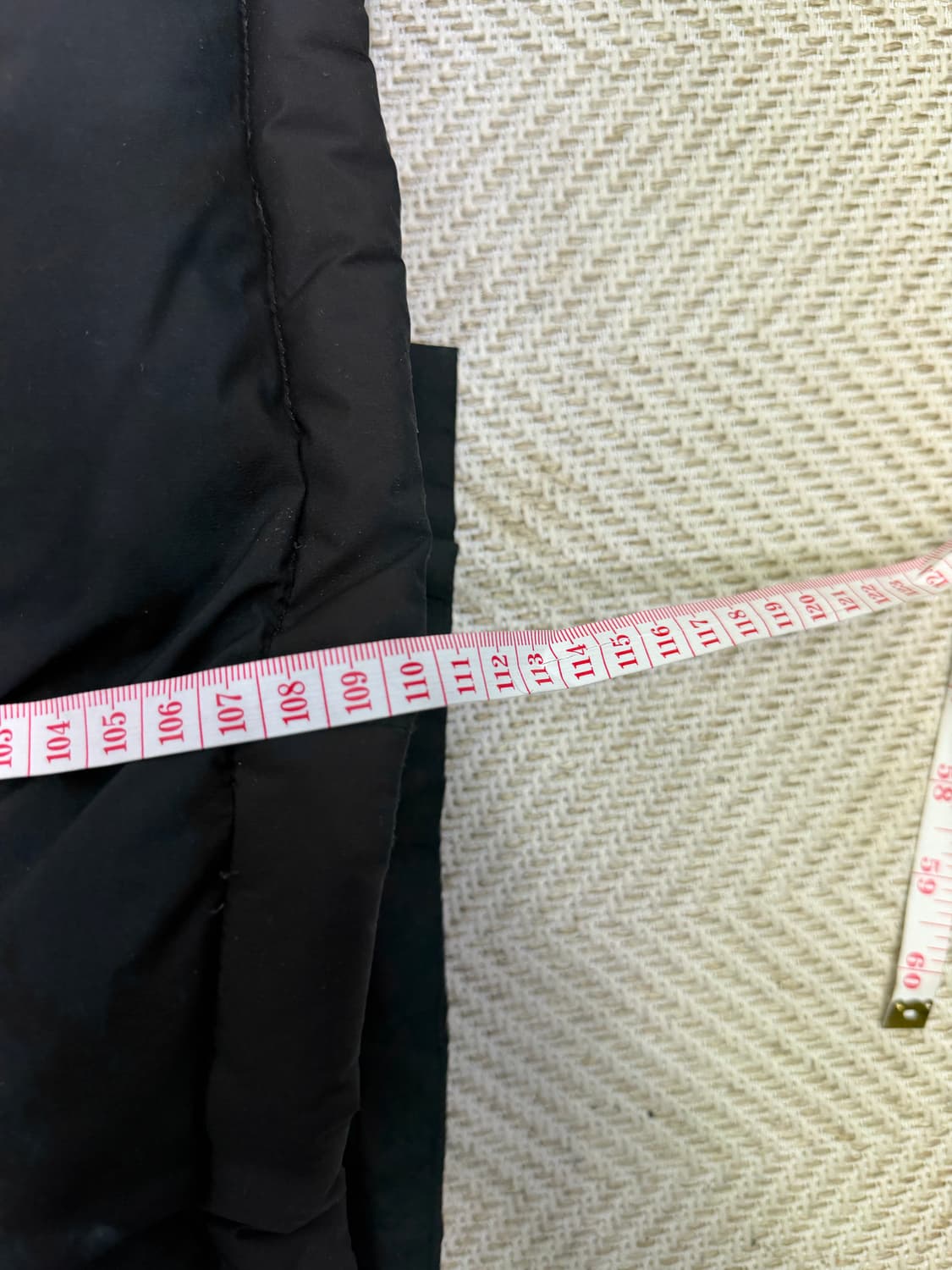 정품) 다이나핏 남성 블랙 롱패딩 L 상품이미지10