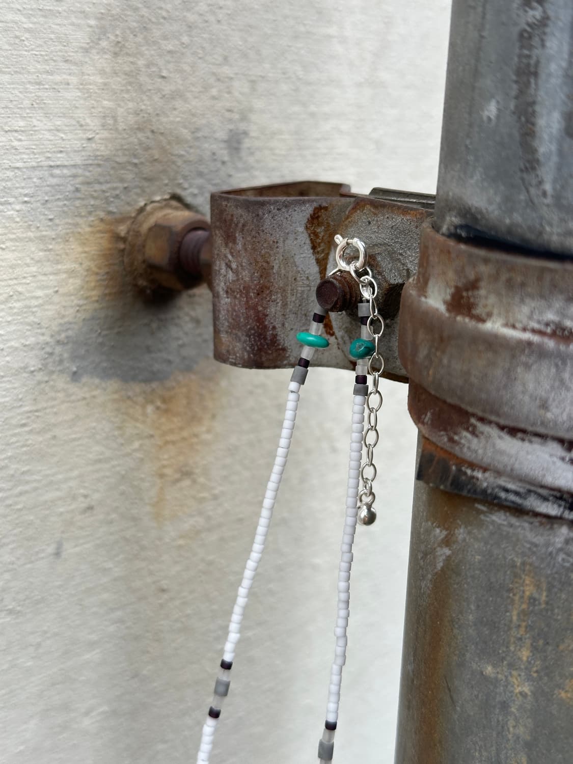 Feather 925 Silver Pendant Turquoise Bea 상품이미지4