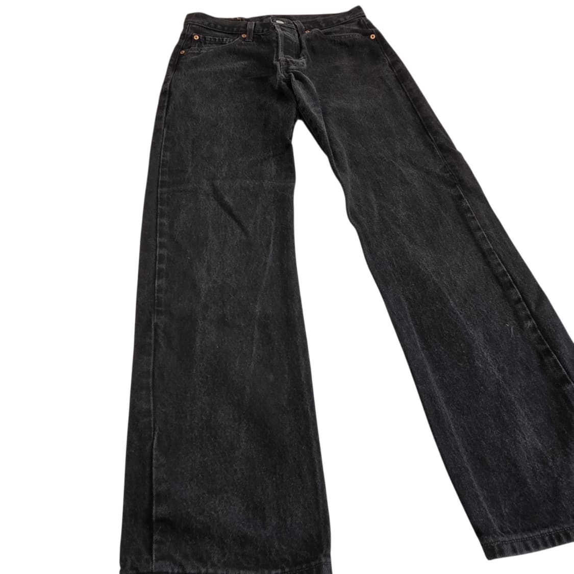 Levis 리바이스 501 블랙 데님 팬츠 상품이미지3