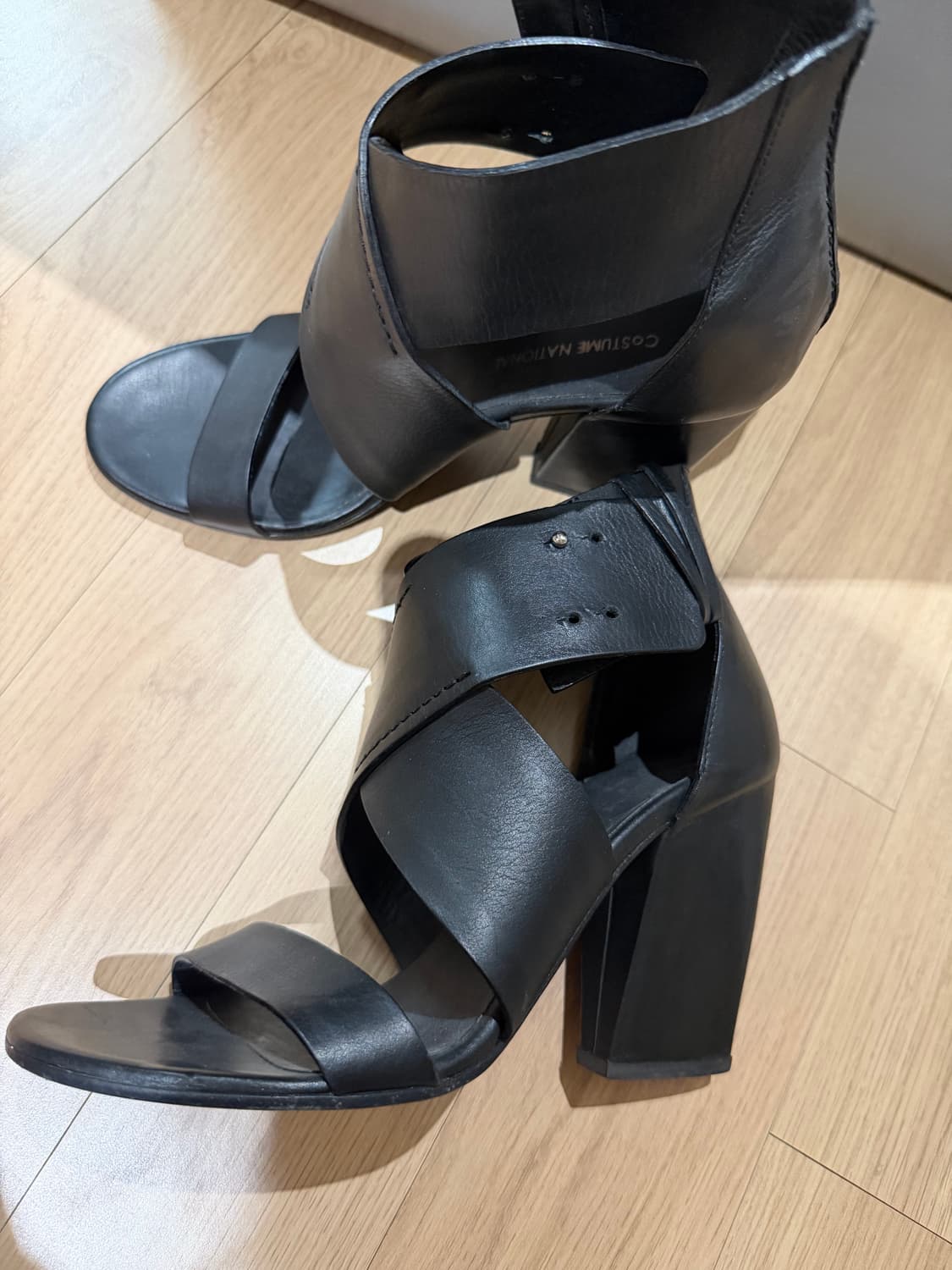 코스튬내셔널 블랙 샌들 힐 37 상품이미지4