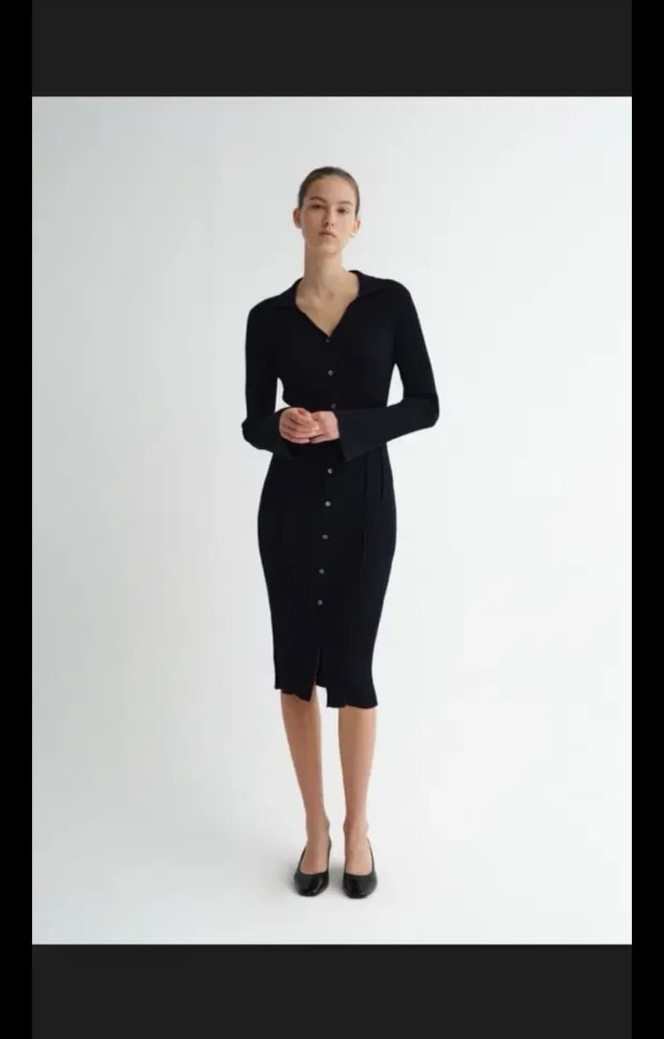 시에 sie 엘리 리브드 드레스 25fw 상품이미지1