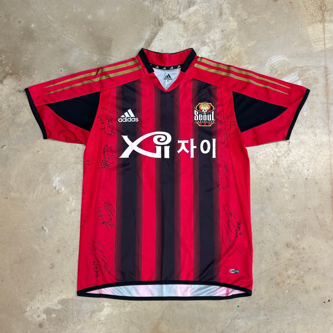 85 아디다스 2005 서울FC No.9 정조국 싸인 유니폼 상품이미지2