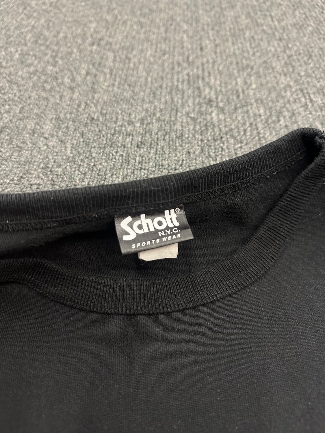 SCHOTT 쇼트 빈티지 반팔티셔츠  상품이미지4