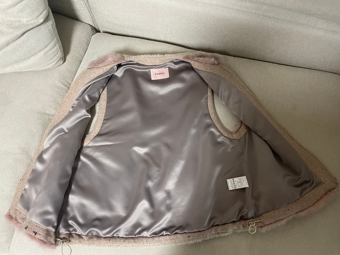 밍크 양모 콤비 베스트 상품이미지6