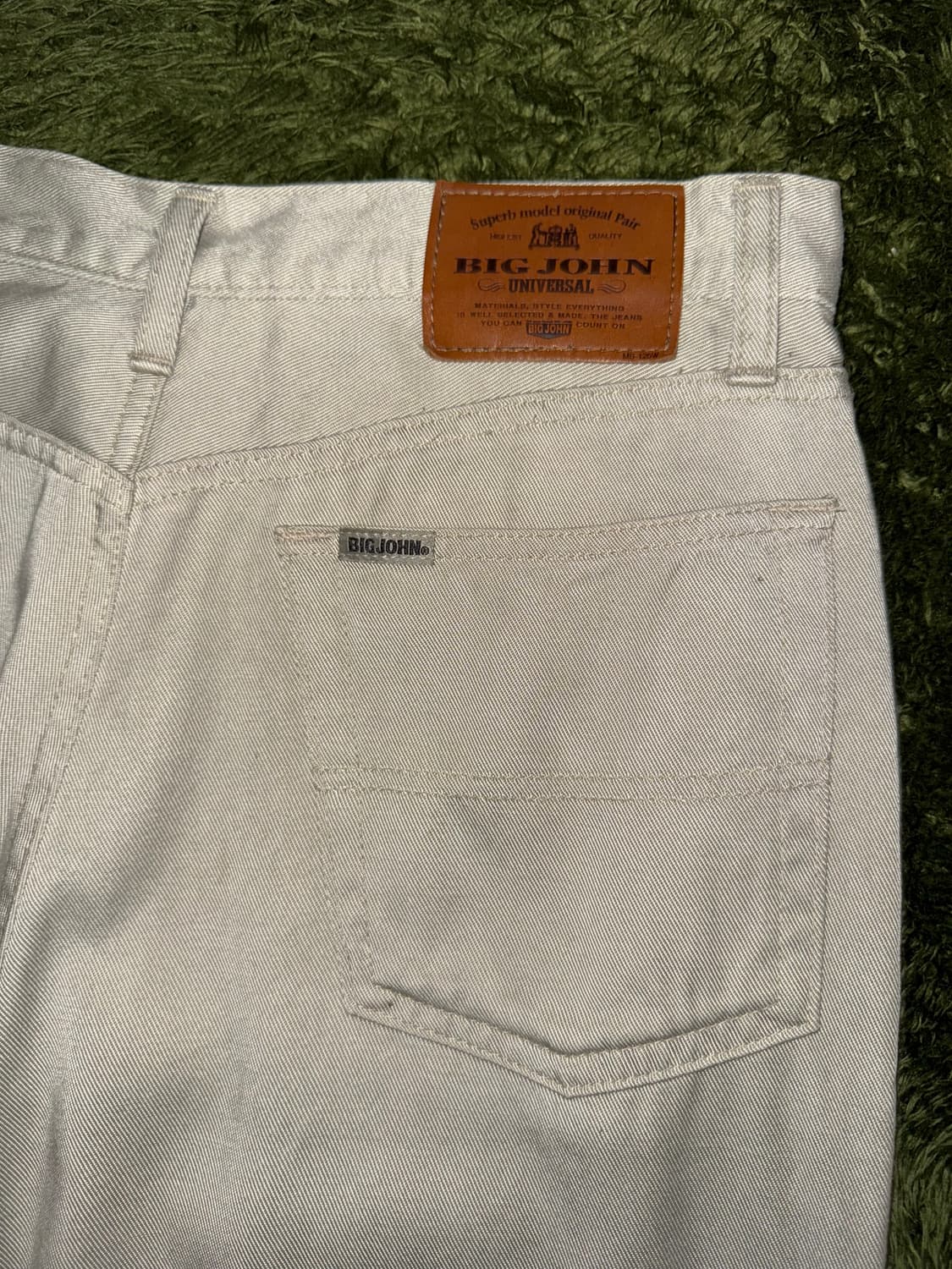 [32] Big John 빅존 코튼 블렌디드 이지 팬츠 베이지 상품이미지9