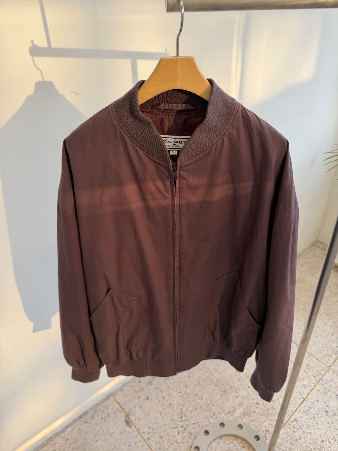 80-90s 생로랑 봄버 자켓 상품이미지2