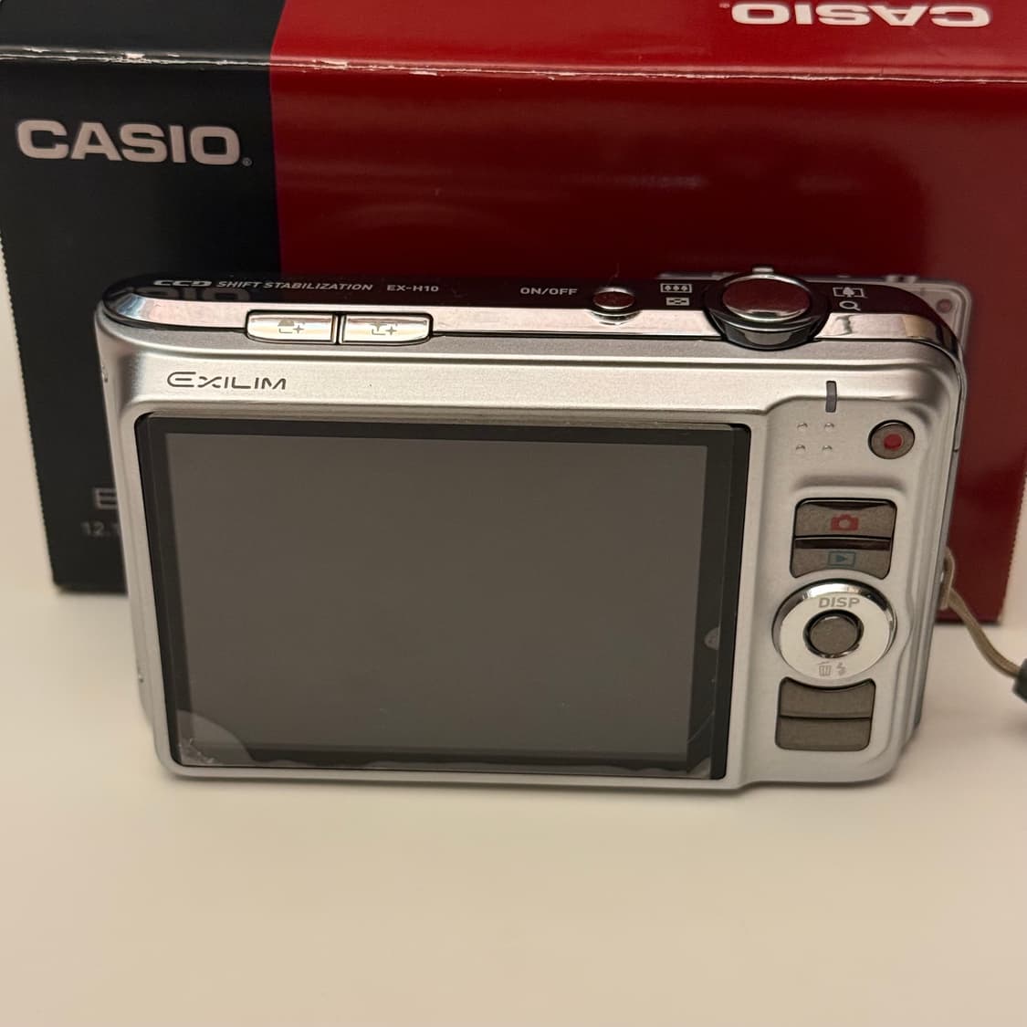 풀박스) 카시오 엑슬림 EX-H10 빈티지 디지털 카메라 디카 실버 상품이미지8