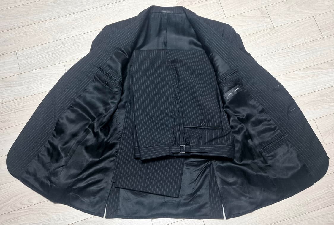 랄프로렌 블랙라벨 블랙 핀스트라이프 수트 상품이미지2