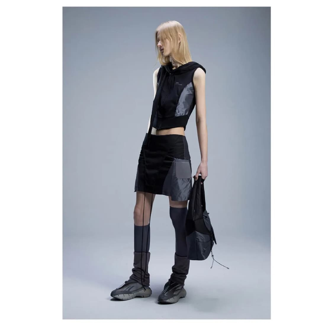 Ojos Muffler Boxer Hoodie Zip up / Black 상품이미지3