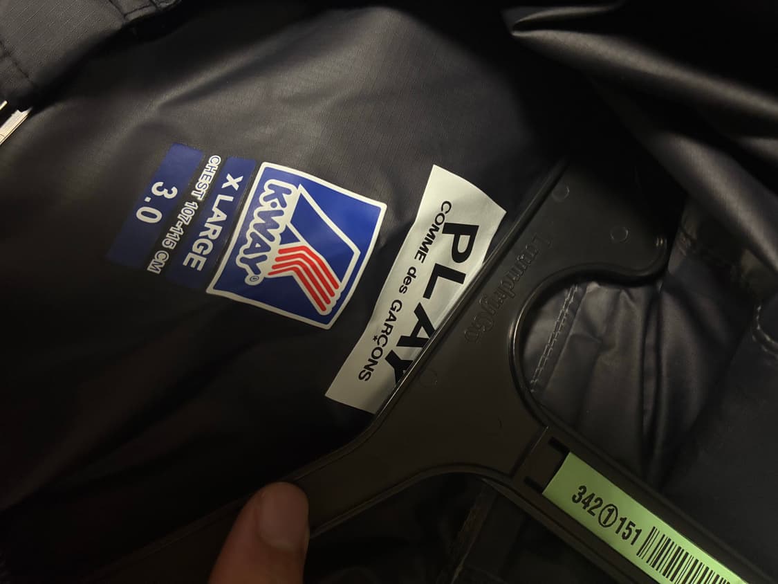 꼼데가르송 바람막이 xl 상품이미지3