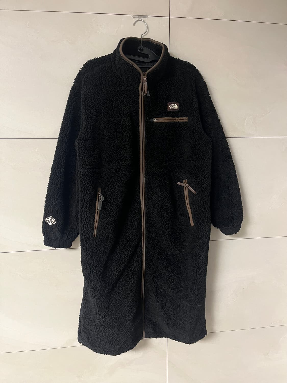 노스페이스 롱테디 후리스 코트 블랙 [S/90]  상품이미지2