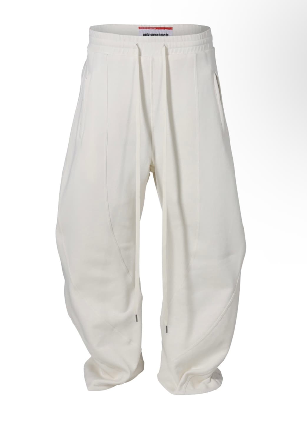 온리스웻팬츠 화이트 벌룬조거 상품이미지1