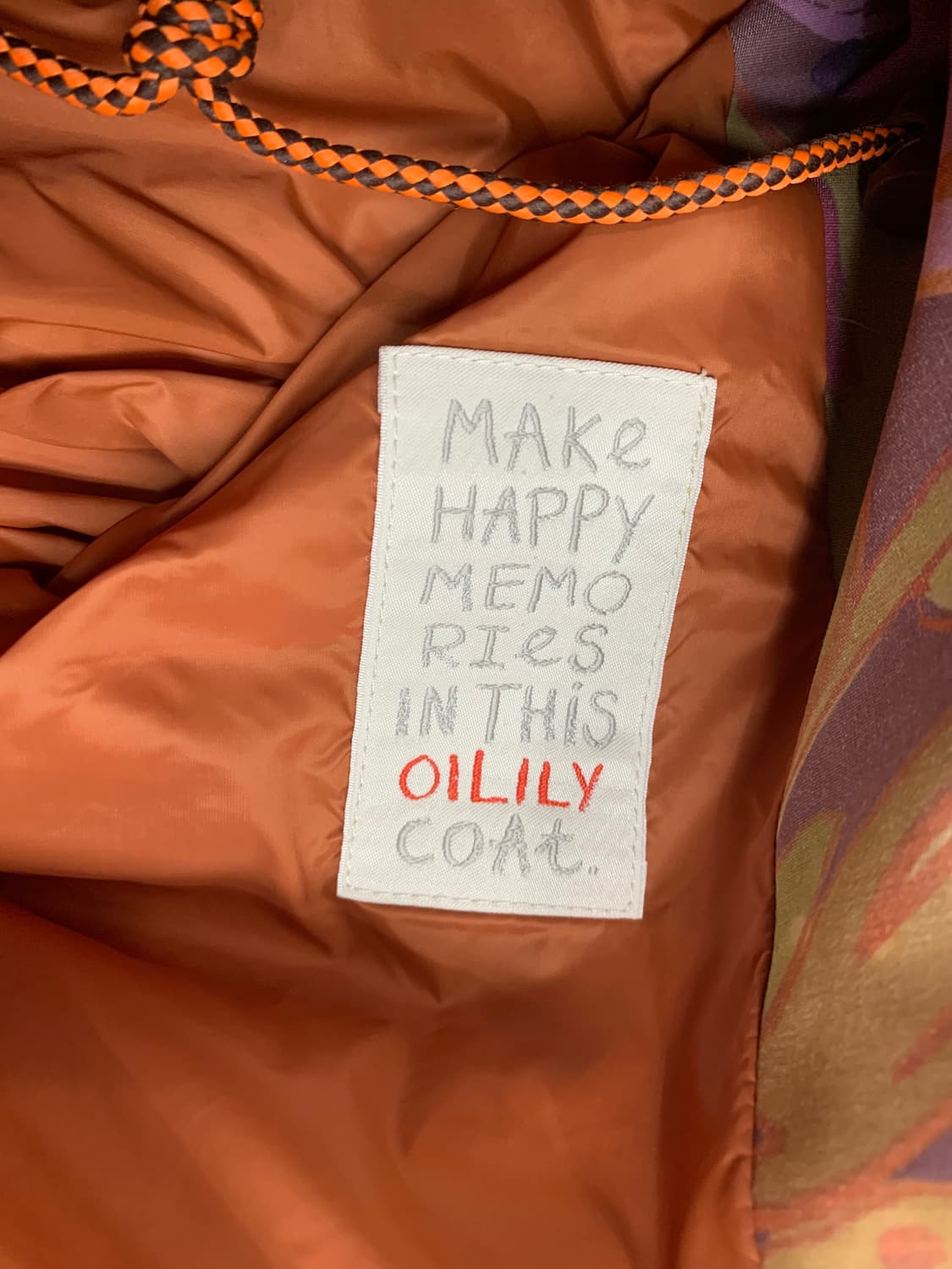 오일릴리 패턴 후드 코트 36 상품이미지7