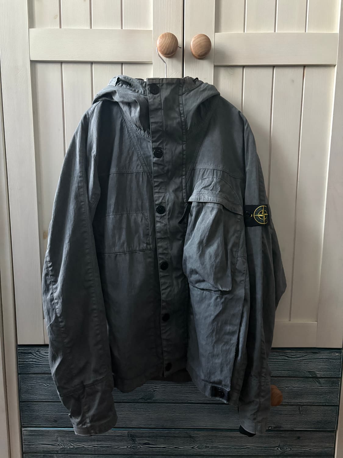 11ss 스톤아일랜드 Lino Flax Nylon 자켓 라지 L사이즈 상품이미지1