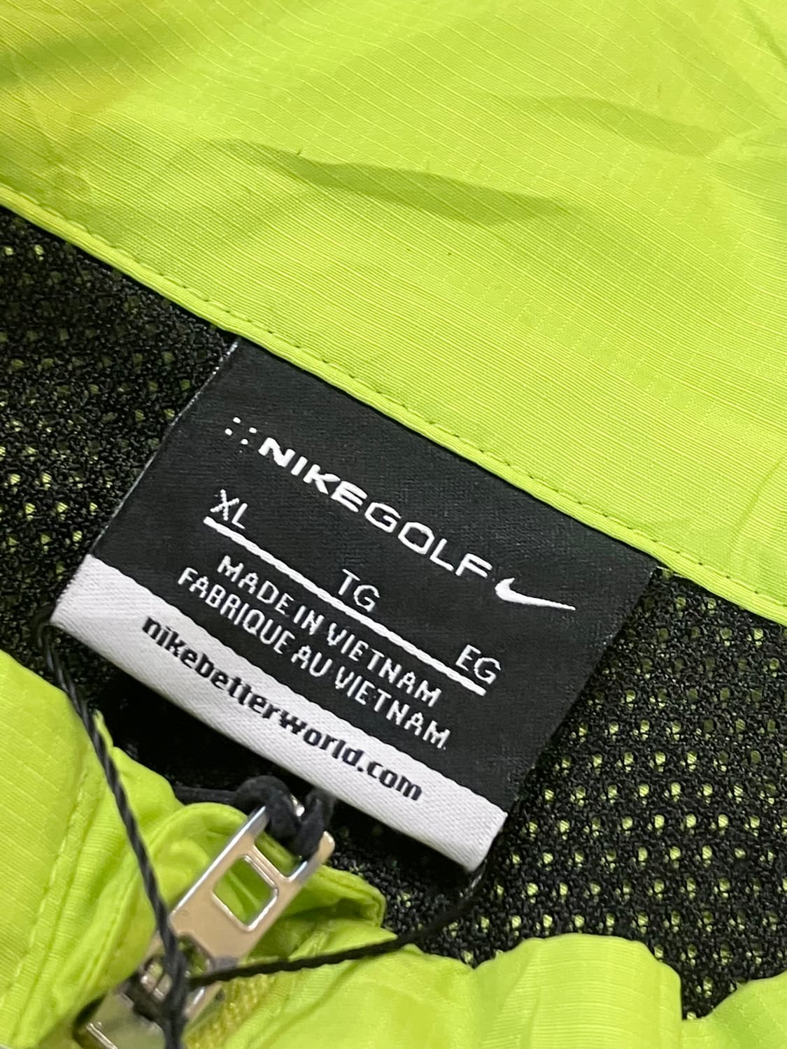 나이키 바람막이 네온그린 XL  #csz3174 상품이미지4