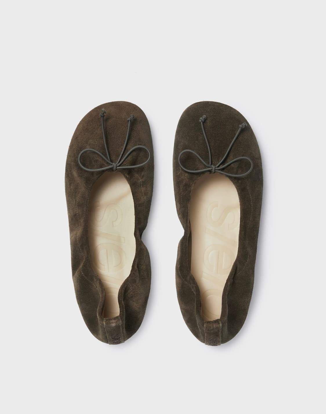 SEO BUN BALLERINA FLATS CHOCO SUEDE 상품이미지2