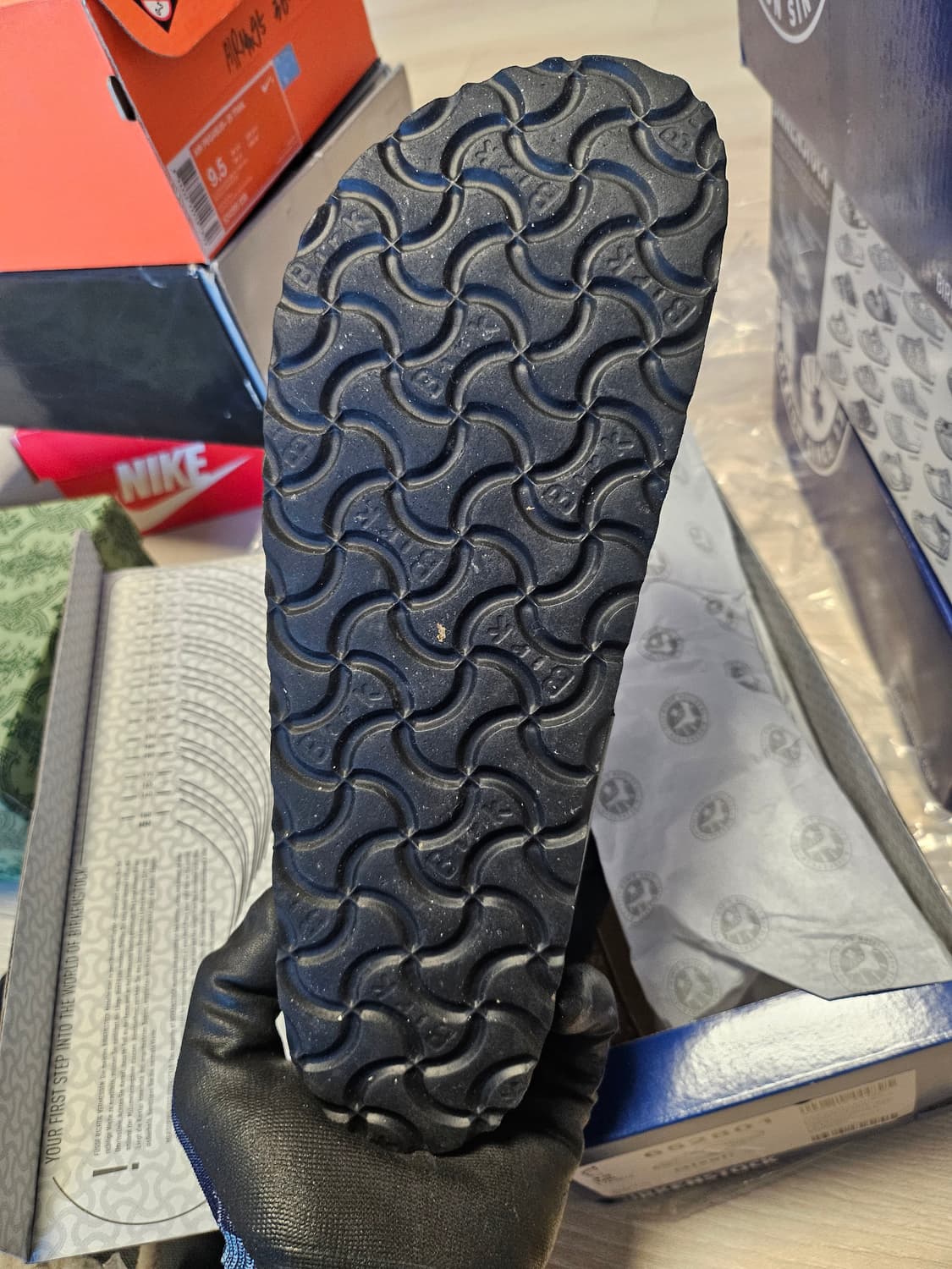 버켄스탁 Gizeh (기제) 블루 280 새상품 상품이미지3