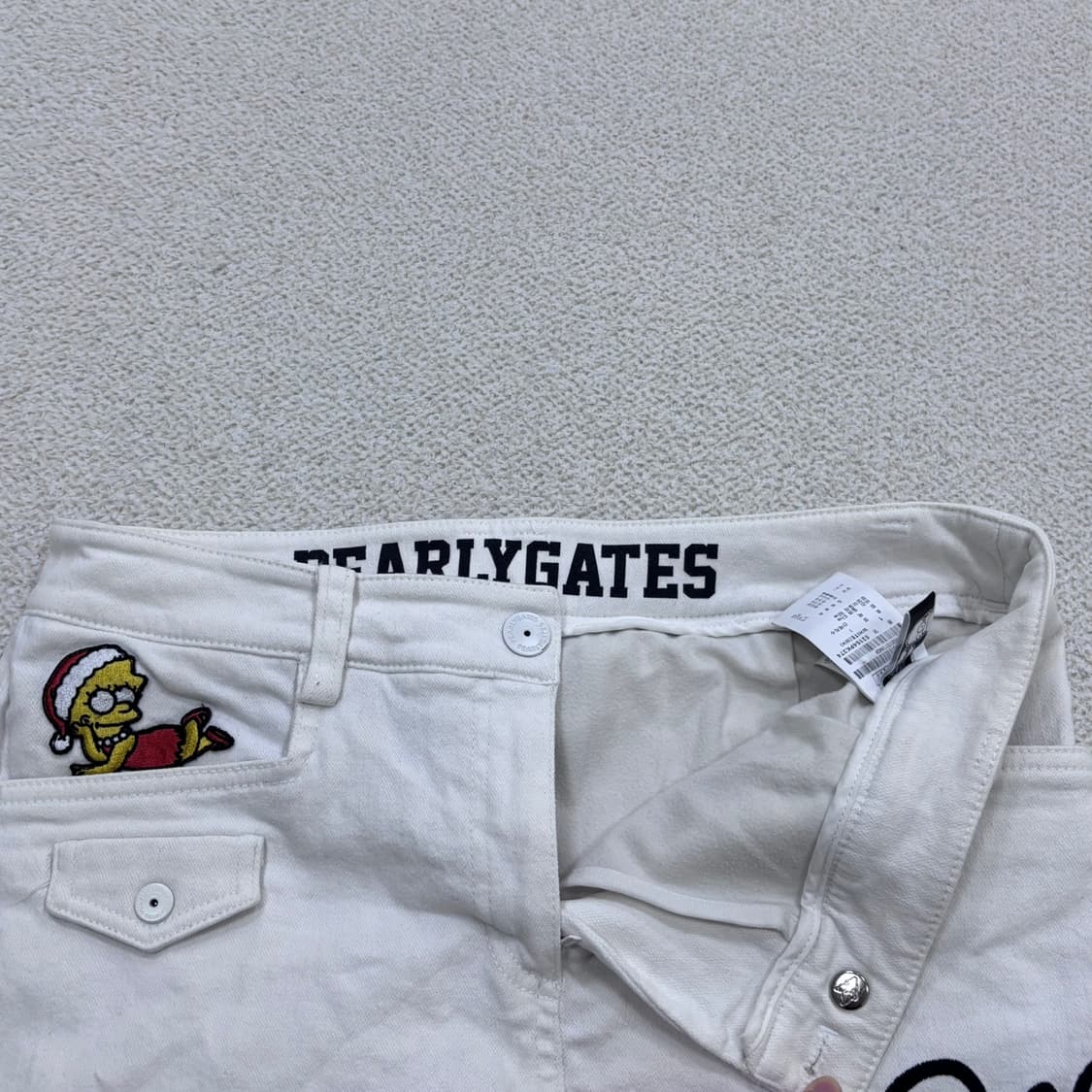 1 파리게이츠 캐릭터자수 골프 스커트 0428E 상품이미지6