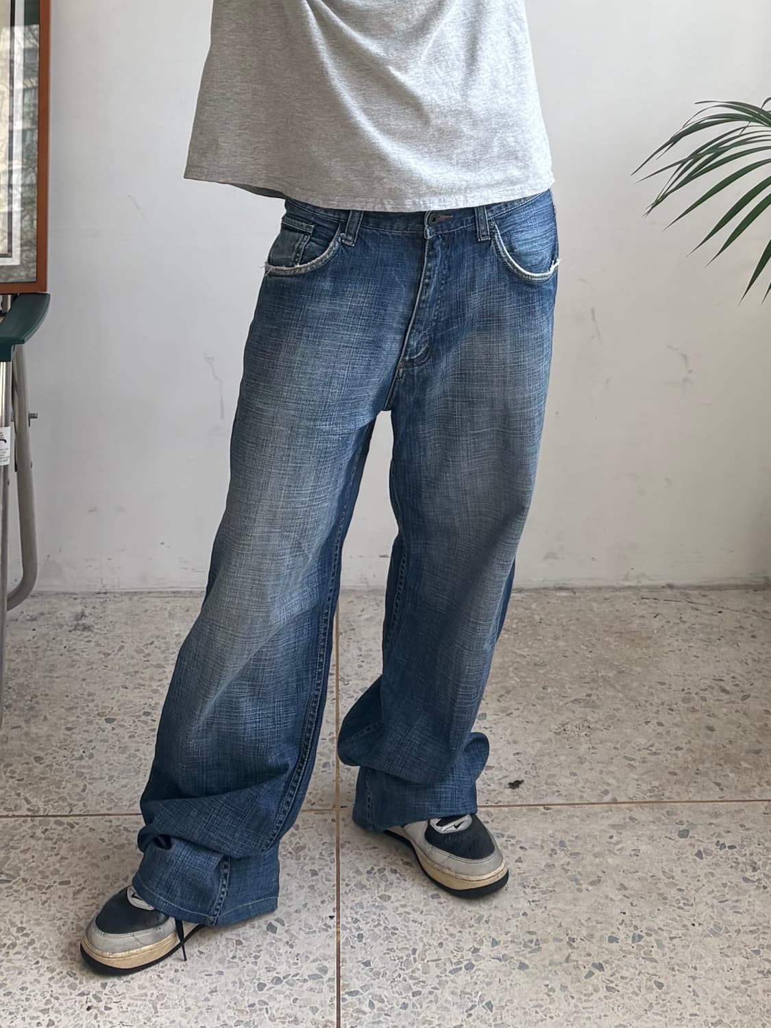 90s’빈티지 자수 힙합팬츠 상품이미지2