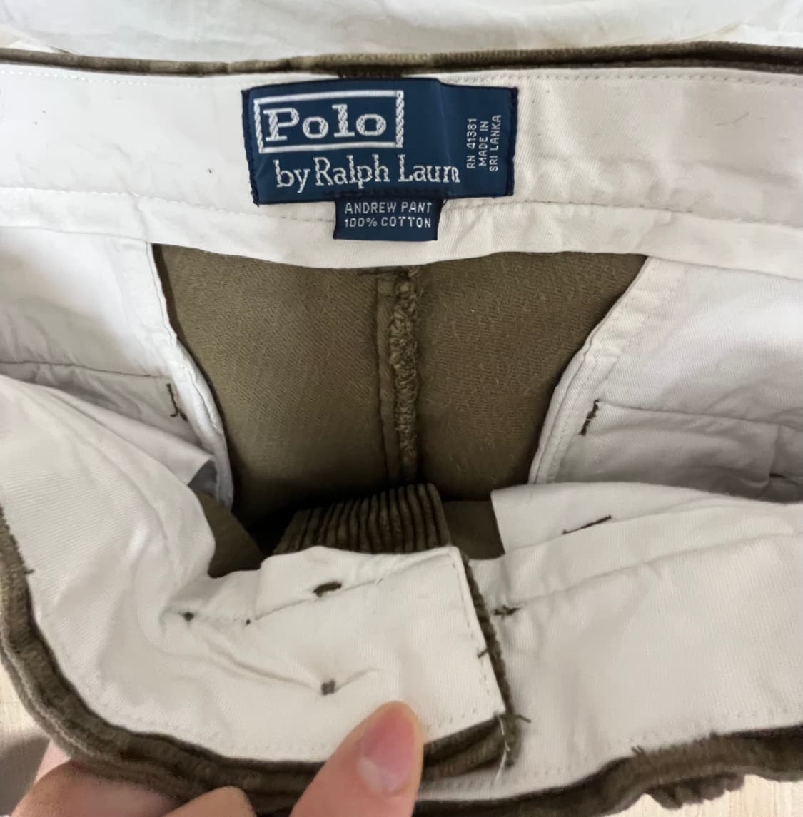 폴로 코듀로이 바지 상품이미지9