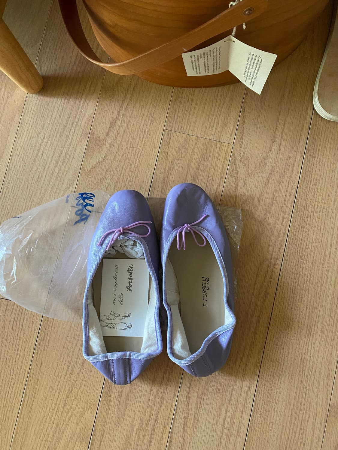 포셀리 플랫 37사이즈 정품 새상품 상품이미지1