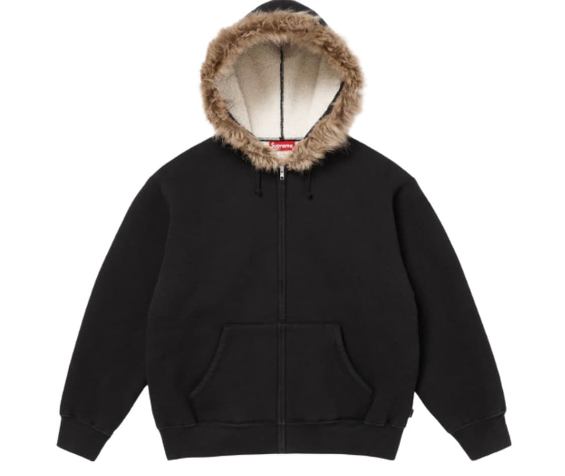 슈프림 포우 퍼 후드집업 상품이미지2