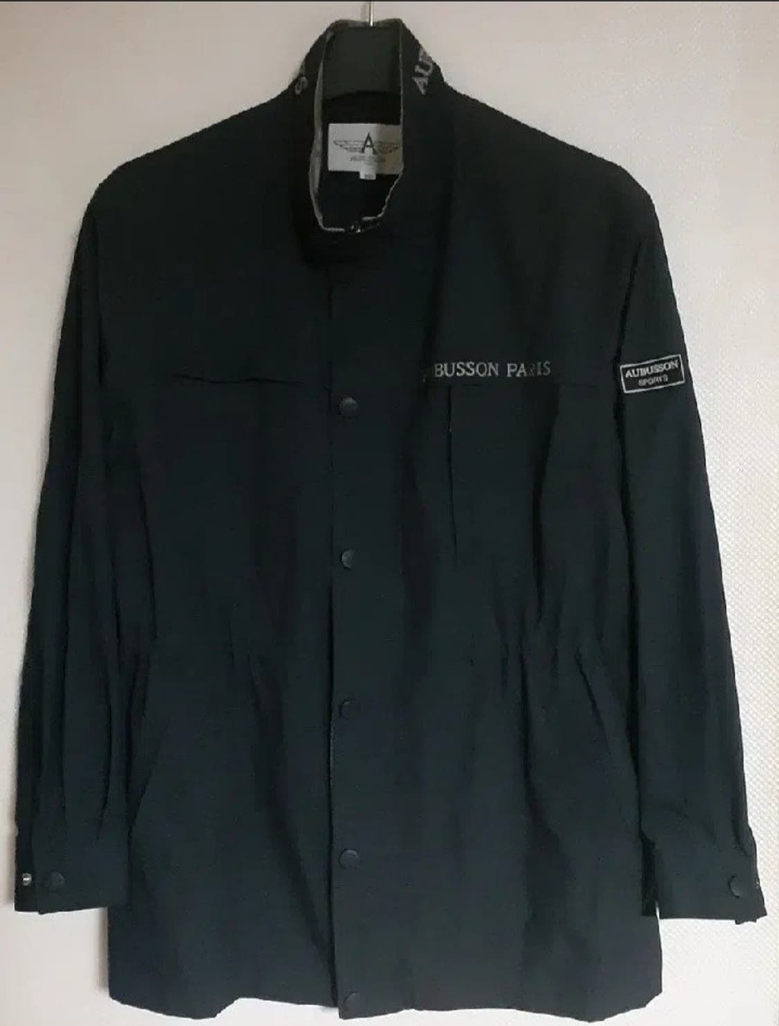 AUBUSSON 파리 바람막이 자켓 점퍼 블랙 95 상품이미지1