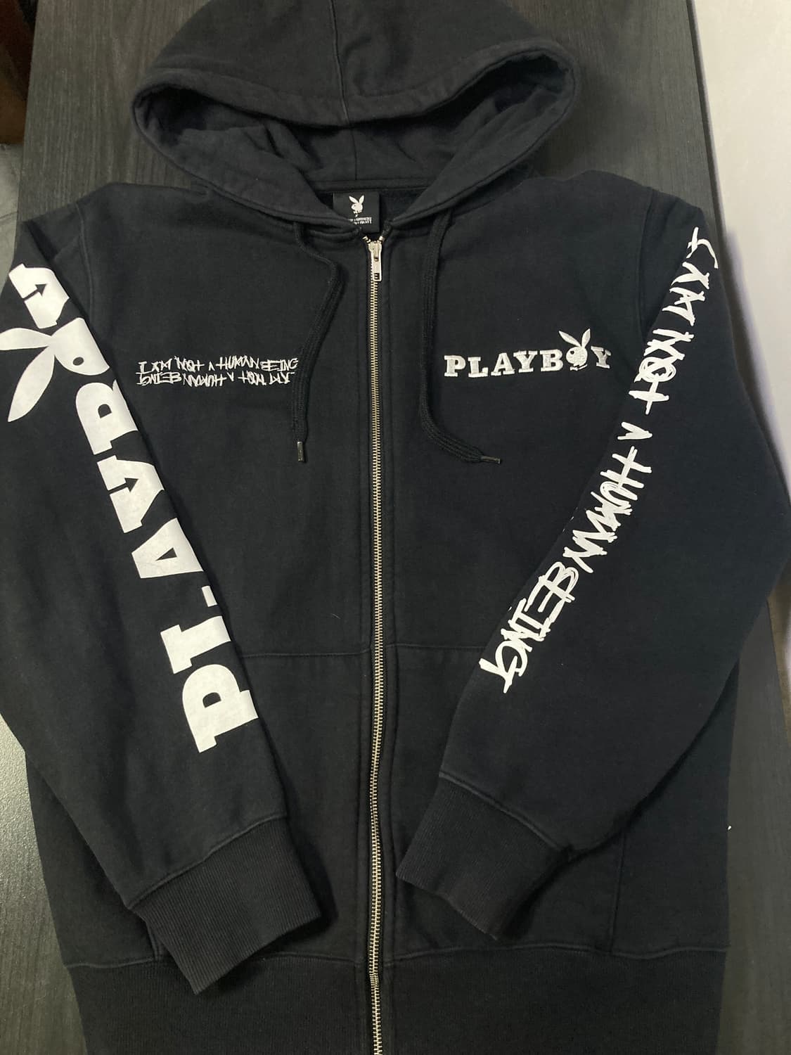 아임낫어휴먼비잉 플레이보이 콜라보 후드집업 상품이미지1