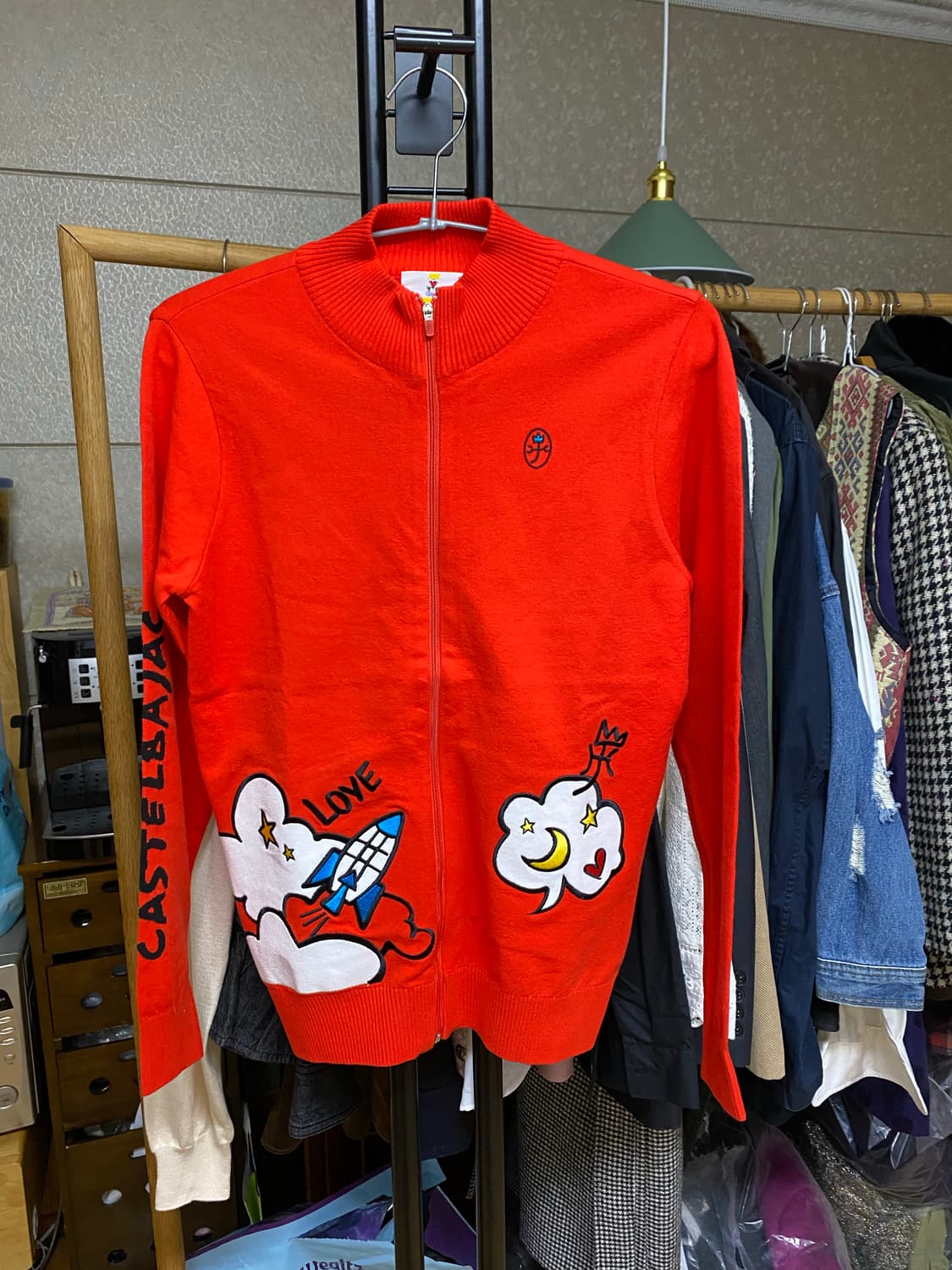 까스텔바쟉 여성 니트 집업 90 상품이미지1