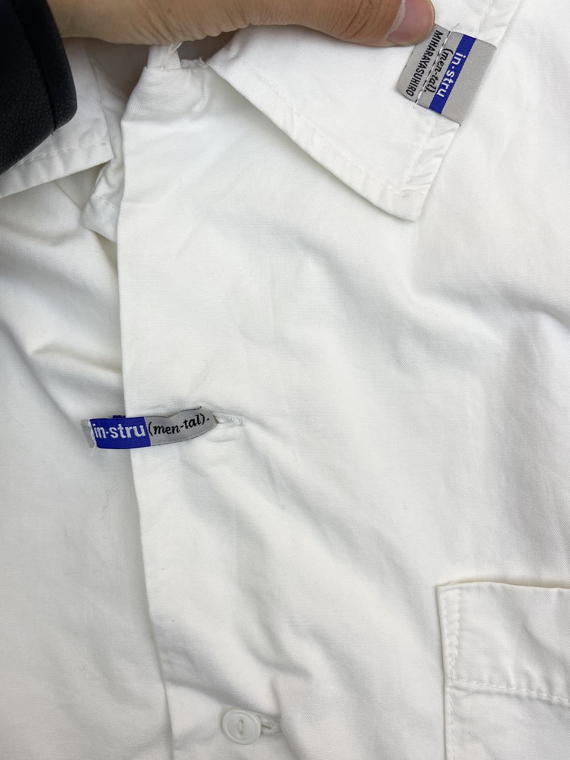 메종 미하라 야스히로 옥스포드 롱슬리브 셔츠 상품이미지5