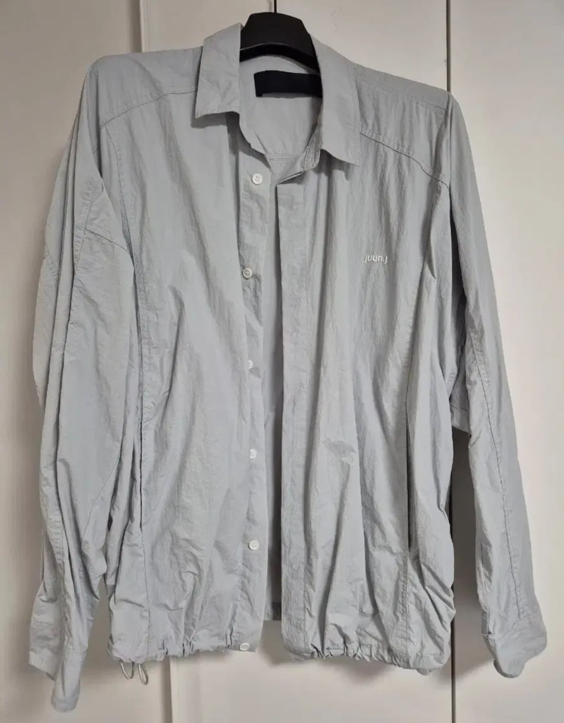 준지 나일론 스카이블루셔츠 스트링셔츠 상품이미지1