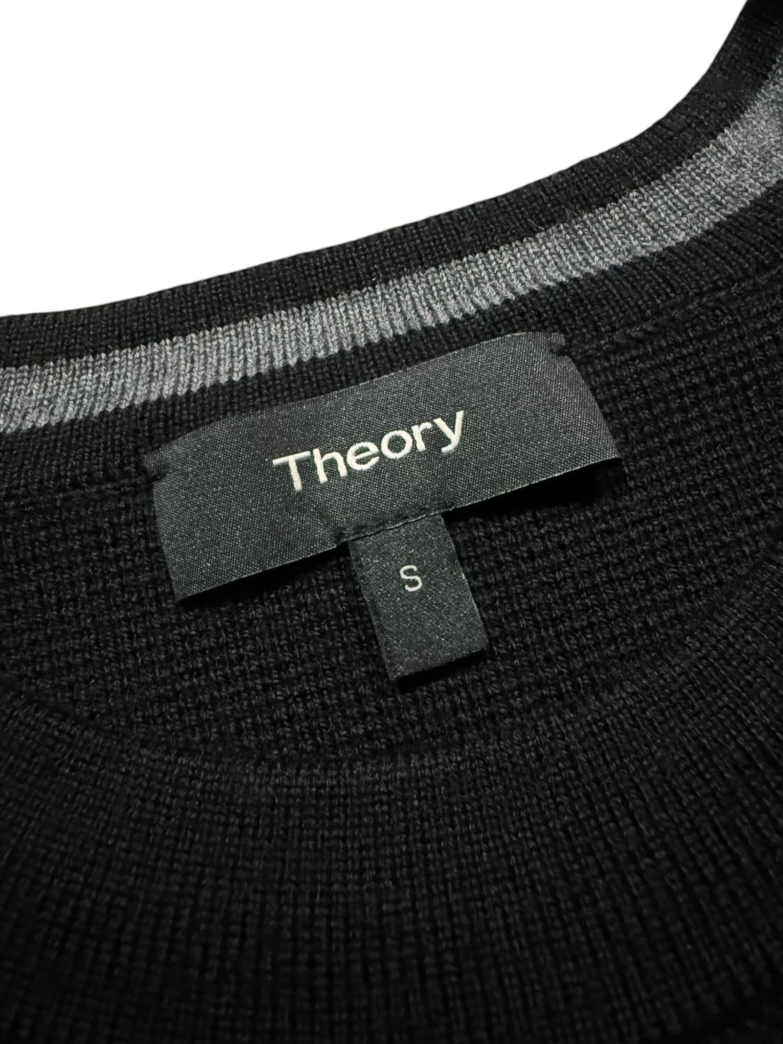 Theory 띠어리 울 불랜디드 라운드넥 니트 상품이미지3