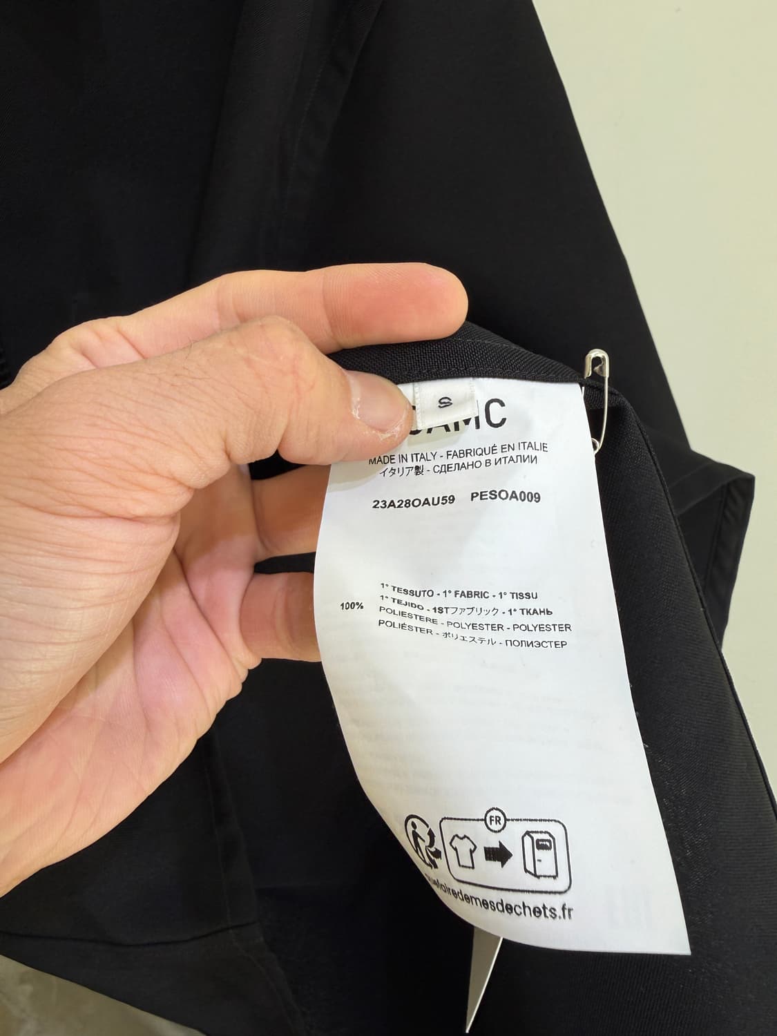 OAMC (Made in Italy) 반팔 집업 셔츠  상품이미지6