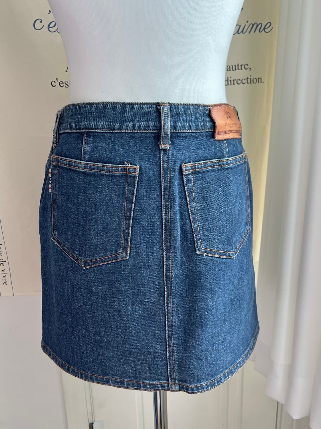 버버리 블루라벨 데님 미니스커트 상품이미지1