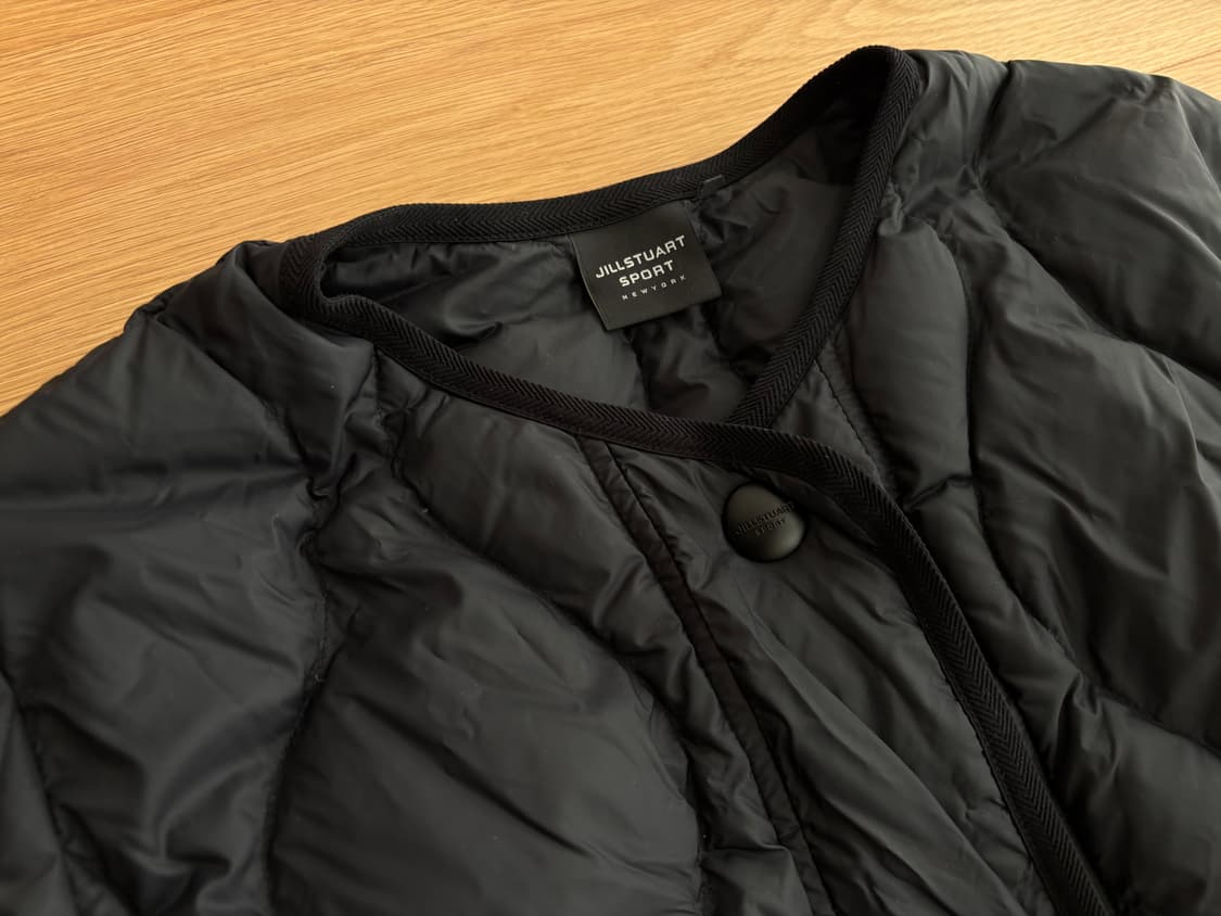 질스튜어트 뉴욕 스포츠 퀼팅 구스다운 롱패딩 90 상품이미지2